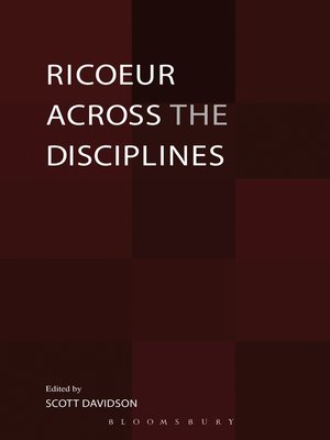 cover image of Ricoeur Across the Disciplines